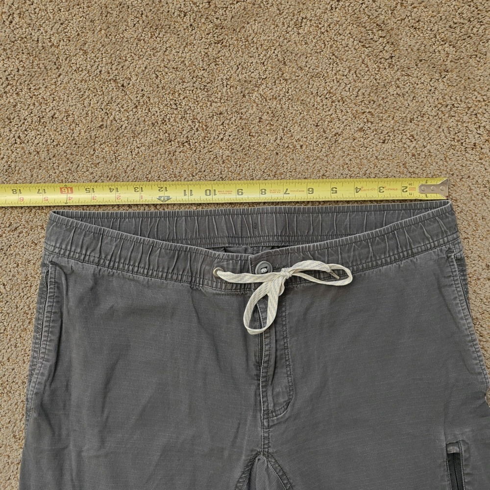 Vuori Ripstop Pant Mens XL Charcoal Grey Organic Cotton Stretch V412 Hiking - Picture 11 of 14
